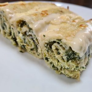 Cannelloni cu urdă și spanac