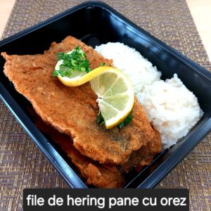 File de hering pane cu risotto
